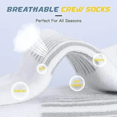 6/12 Pairs Men’s Gym Outdoor Socks – Comfortable & Durable