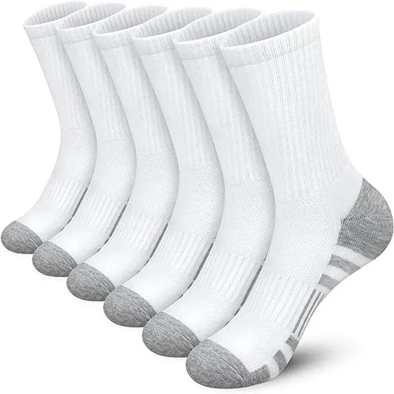 6/12 Pairs Men’s Gym Outdoor Socks – Comfortable & Durable