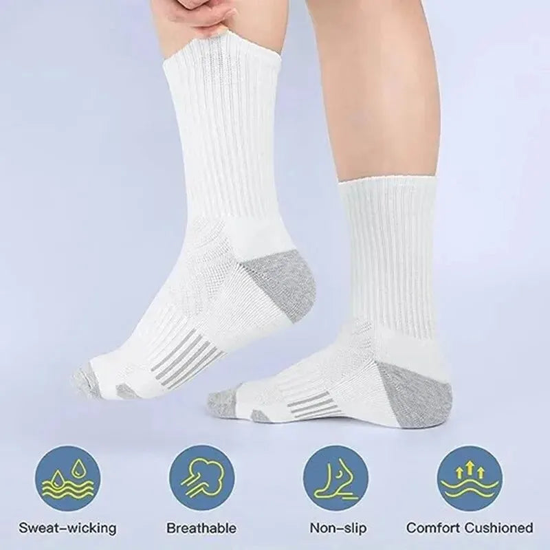 6/12 Pairs Men’s Gym Outdoor Socks – Comfortable & Durable