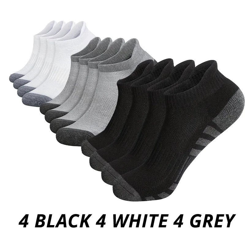 6/12 Pairs Men’s Gym Outdoor Socks – Comfortable & Durable